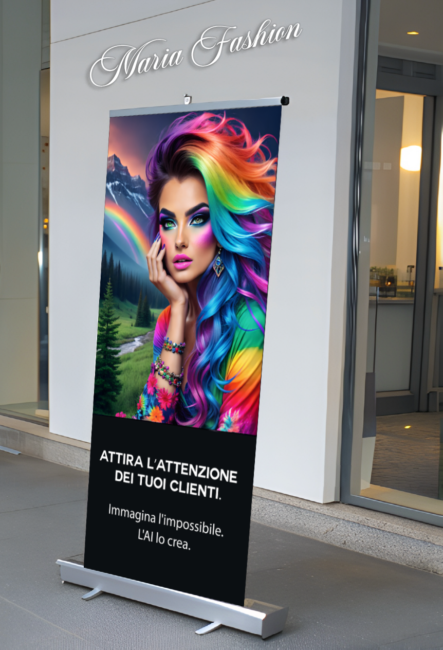 Processo creativo di grafica vettoriale e allestimento